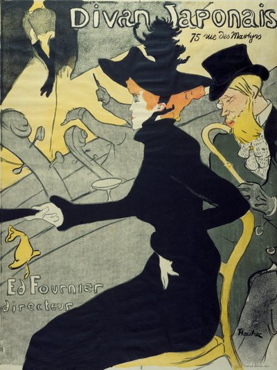 日本のソファ 作： Henri de Toulouse Lautrec