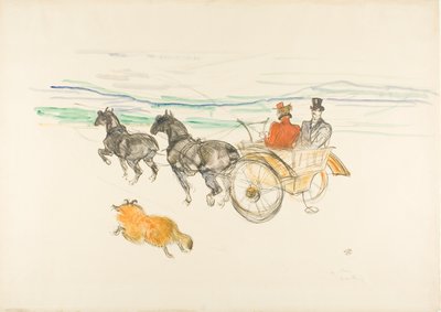 ダブルハーネス 作： Henri de Toulouse Lautrec