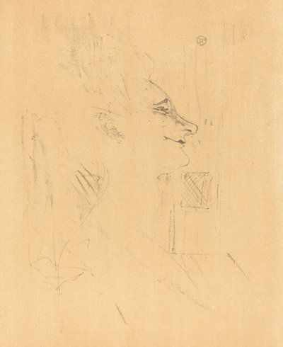 酔っぱらいスラード、1898年。 作： Henri de Toulouse Lautrec