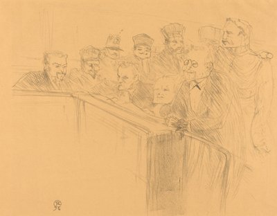 デュパス寄託 寄託デュパ、1896年。 作： Henri de Toulouse Lautrec