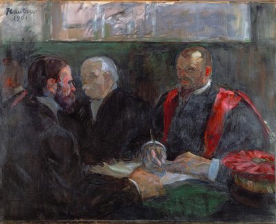 パリの医学校での試験 作： Henri de Toulouse Lautrec