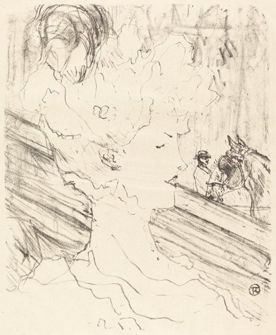 エミリエンヌ・ダランソン 作： Henri de Toulouse Lautrec
