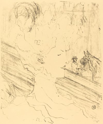 エミリエンヌ・ダランソン 作： Henri de Toulouse Lautrec