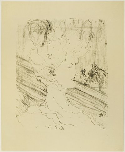 エミリエンヌ・ダランソン、13のリトグラフより 作： Henri de Toulouse Lautrec