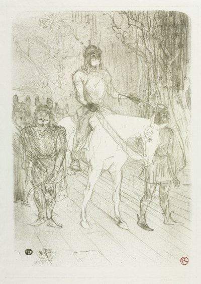 チルペリックでのブラッスール入場 作： Henri de Toulouse Lautrec