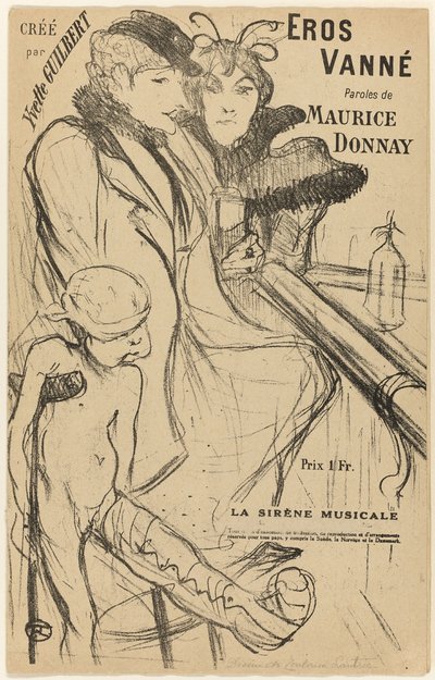 エロス・ヴァンヌ 作： Henri de Toulouse Lautrec
