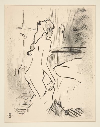Etude de femme (女性の習作) 作： Henri de Toulouse Lautrec