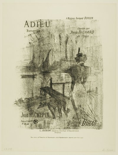さらば、欲望のメロディーより 作： Henri de Toulouse Lautrec