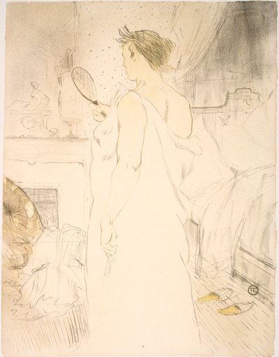 アイスクリームウーマン、ハンドアイスクリーム 作： Henri de Toulouse Lautrec