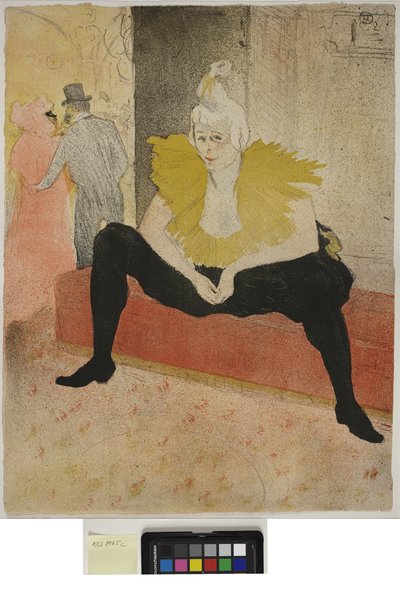トレイの女、朝食、マダム バロン、マドモアゼル ポポ 作： Henri de Toulouse Lautrec