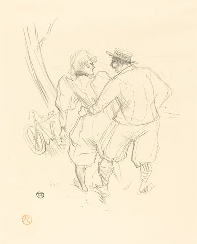 フローラル、1895年。 作： Henri de Toulouse Lautrec