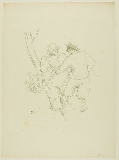 デジレ・ディオーのメロディーよりフロレアル 作： Henri de Toulouse Lautrec