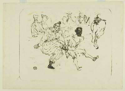 フットとショコラ 作： Henri de Toulouse Lautrec