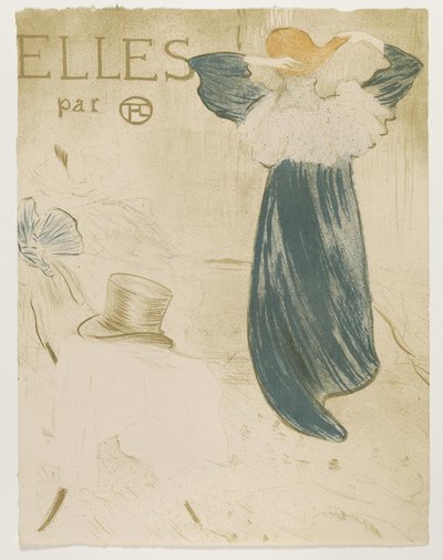 女性用口絵 作： Henri de Toulouse Lautrec