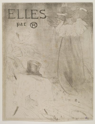 女性用口絵 作： Henri de Toulouse Lautrec