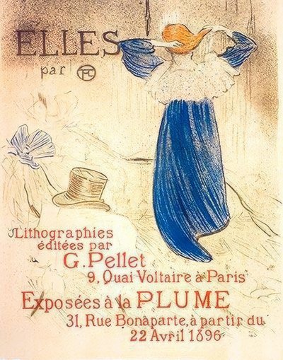 Ellesの口絵 作： Henri de Toulouse Lautrec