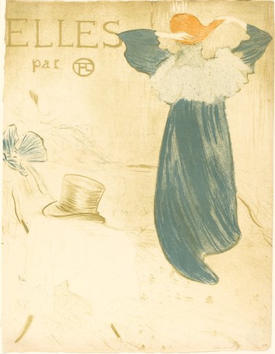 「エル」の口絵 作： Henri de Toulouse Lautrec