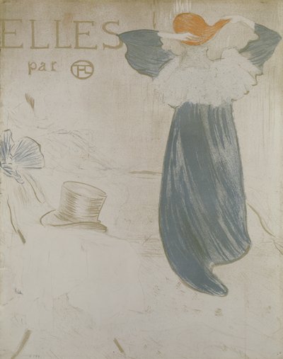 「エルズ」の口絵、1896 作： Henri de Toulouse Lautrec