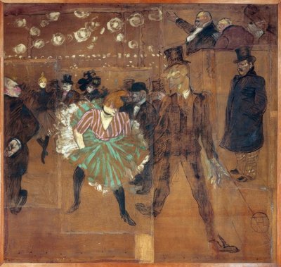 H.トゥールーズロートレック、タンツイムムーランルージュ 作： Henri de Toulouse Lautrec