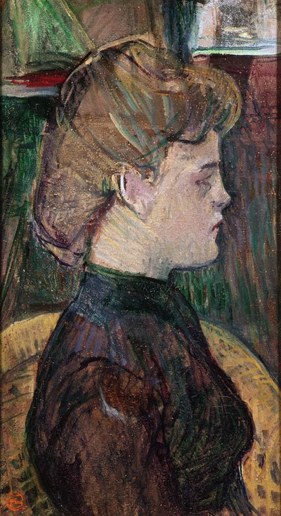 HélèneV. Juliette Vary、1888年（木材に油彩） 作： Henri de Toulouse Lautrec