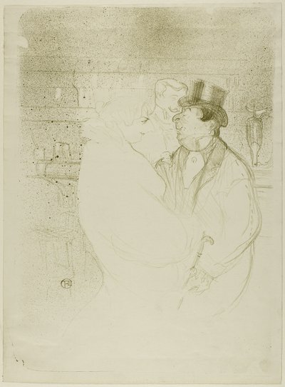 バーのアイダ・ヒース 作： Henri de Toulouse Lautrec