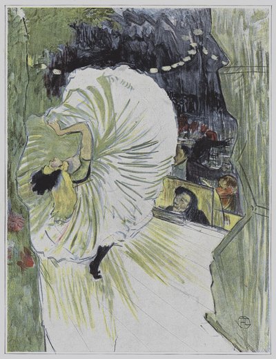 ルプレジールアパリのイラスト 作： Henri de Toulouse Lautrec