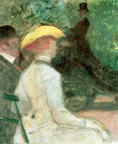 イム・ボワ・ド・ブローニュ 作： Henri de Toulouse Lautrec