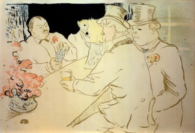 アイリッシュアメリカンバーまたはチャップブック 作： Henri de Toulouse Lautrec
