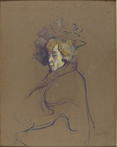 ジェーン・アヴリル 作： Henri de Toulouse Lautrec