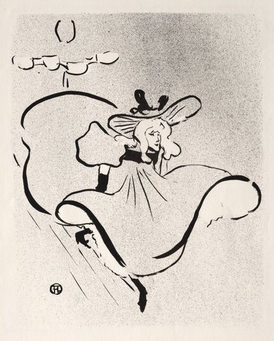 ジェーン・アヴリル 作： Henri de Toulouse Lautrec