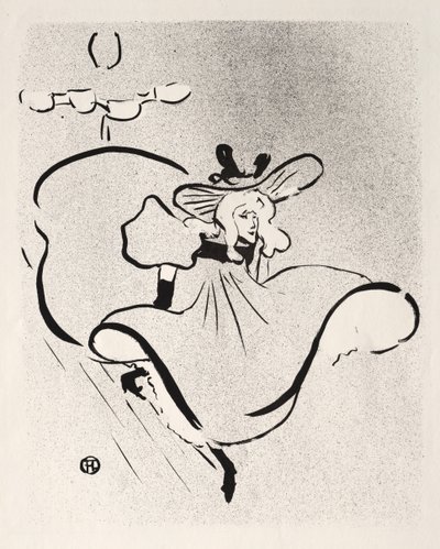 ジェーン、1893年4月。 作： Henri de Toulouse Lautrec