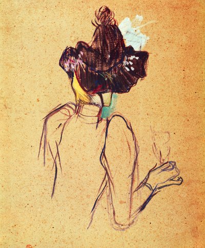 アンリ・ド・トゥールーズ・ロートレック（1864-1901）の「ジェーン・アブリル 作： Henri de Toulouse Lautrec