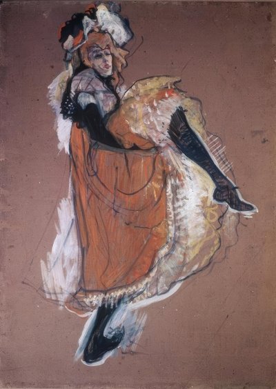 ジェーンアヴリルダンス 作： Henri de Toulouse Lautrec