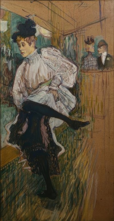 ジェーンアヴリルダンス 作： Henri de Toulouse Lautrec