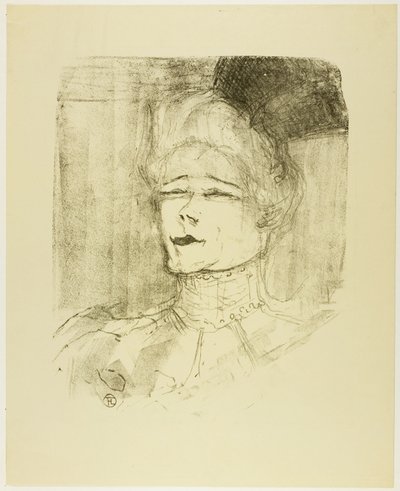 Treize Lithographys の Jeanne Granier 作： Henri de Toulouse Lautrec
