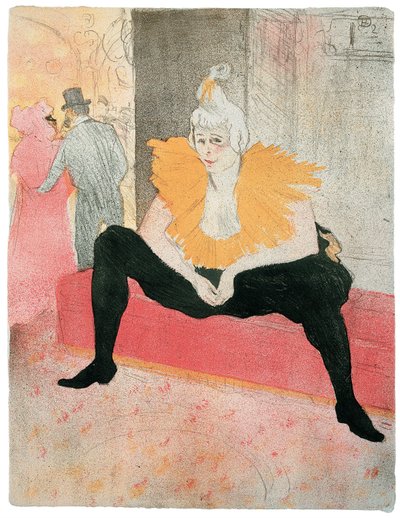 ラ・クラウンズ・アシス 作： Henri de Toulouse-Lautrec