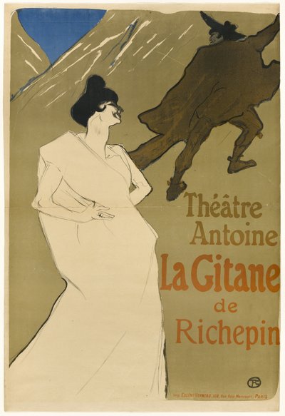 ジプシー 作： Henri de Toulouse Lautrec