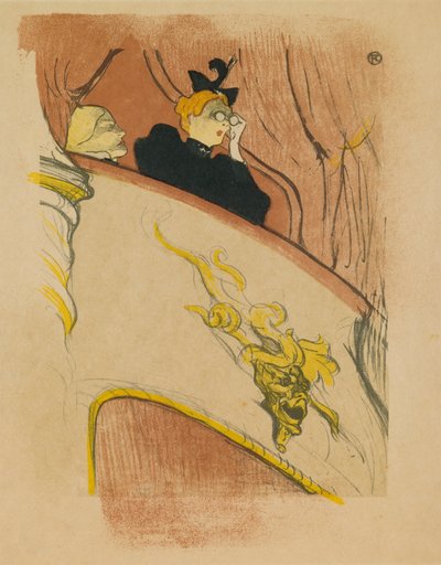 ザ ゴールデン マスカロン ロッジ 作： Henri de Toulouse Lautrec