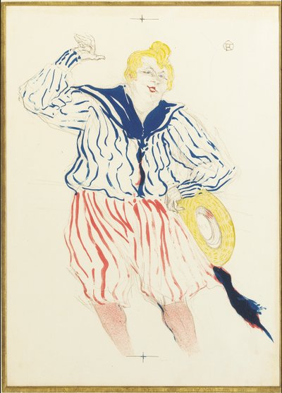 セーラーの歌、星で、ルアーブル 作： Henri de Toulouse Lautrec
