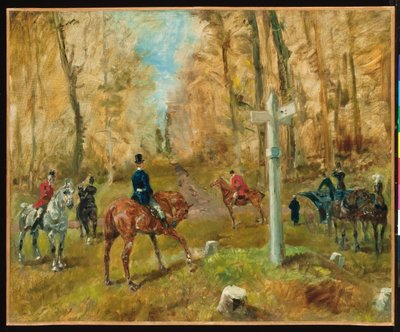 交差点、1883 作： Henri de Toulouse Lautrec