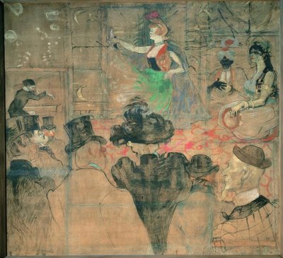 ムーアのダンス、またはレアルメ 作： Henri de Toulouse Lautrec