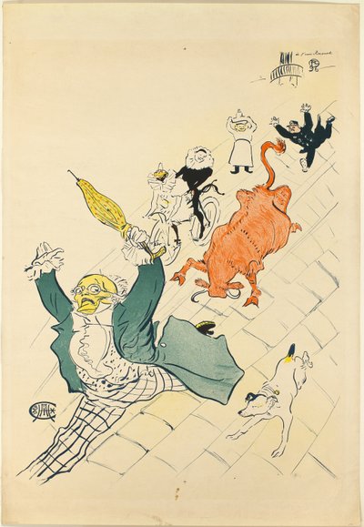 怒っている牛 作： Henri de Toulouse Lautrec