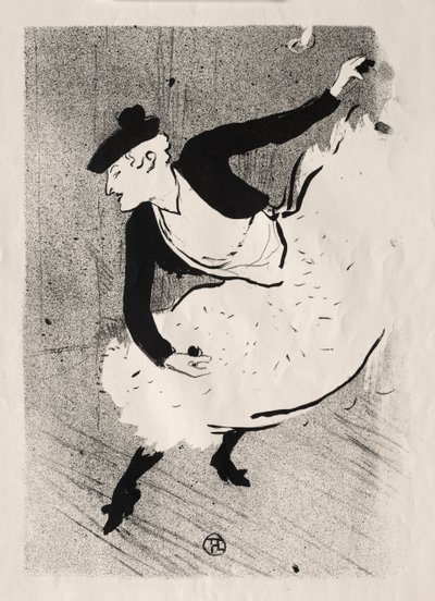 カフェコンサート：EdméeLescot、1893年。 作： Henri de Toulouse Lautrec
