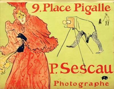 写真家セスカウ 作： Henri de Toulouse Lautrec