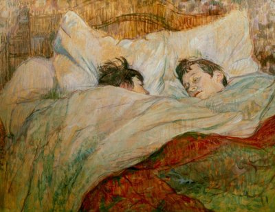 ベッド 作： Henri de Toulouse Lautrec