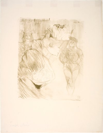 貸し手敬礼 作： Henri de Toulouse Lautrec