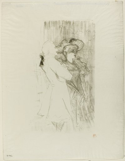 La Chanson de Fortunioの貸し手とオーゲス 作： Henri de Toulouse Lautrec