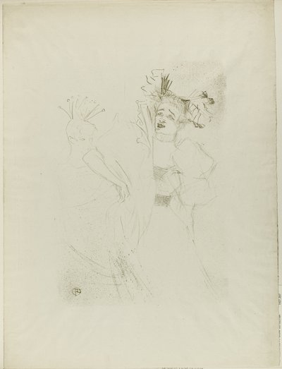 チルペリクの貸し手、フルフェイス 作： Henri de Toulouse Lautrec
