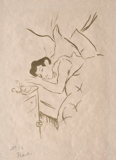 古い物語: あなたの口 作： Henri de Toulouse Lautrec