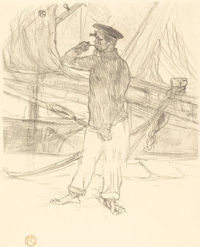 ラレンは言った 作： Henri de Toulouse Lautrec